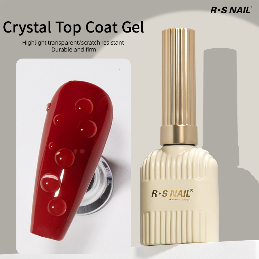Nail Art Glossy - RS مسمار كريستال معطف فوقي طويل