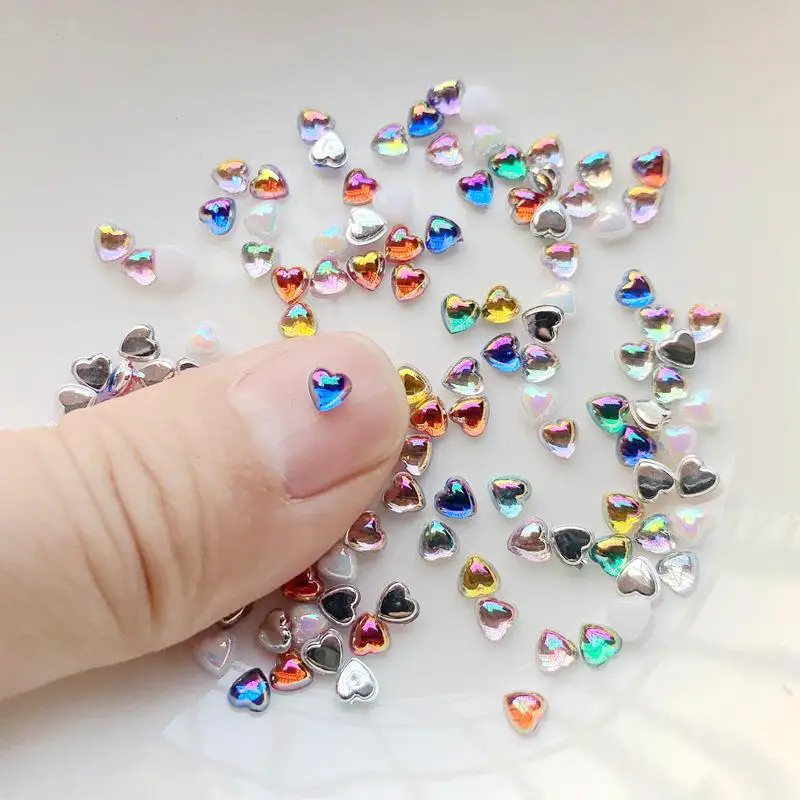 Nail Art Lotso - التألق AB اللون مجوهرات على شكل