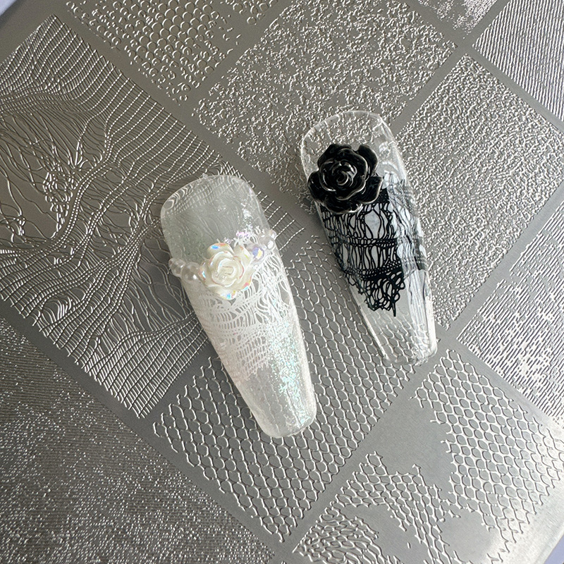 XMQ لوحات ختم فنية للأظافر، تص - مراجعة Nail Art Denim وسعره