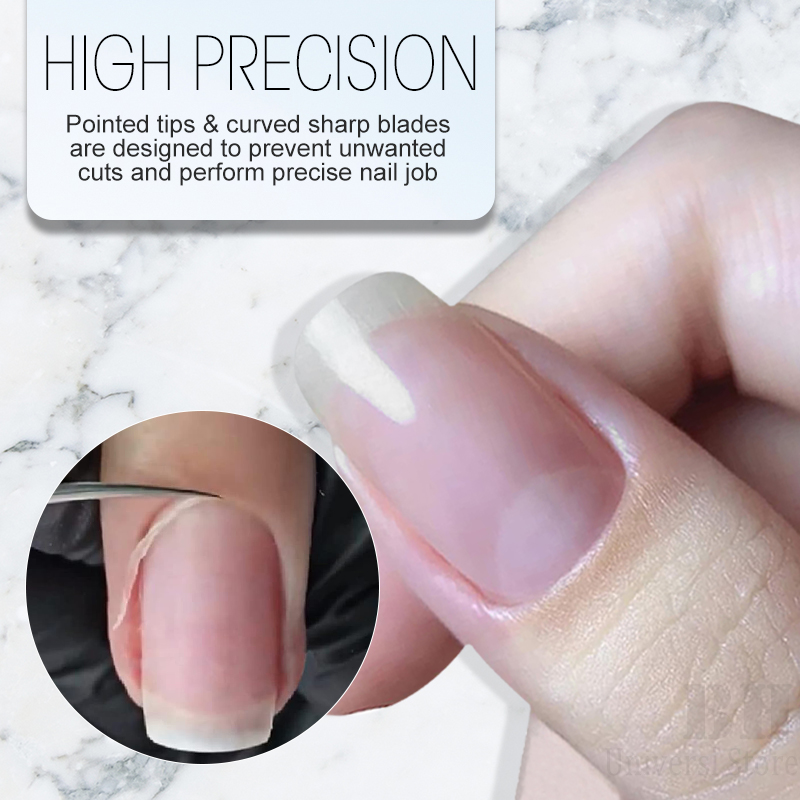 مقص بشرة منحني من الفولاذ المق - مراجعة Nail Extension Form وسعره