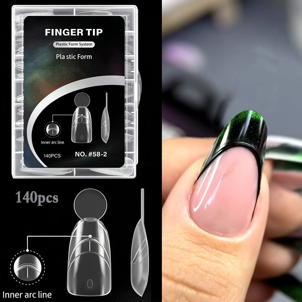 140 قطعة من قوالب الأظافر الفر - مراجعة Nail Extension Form وسعره