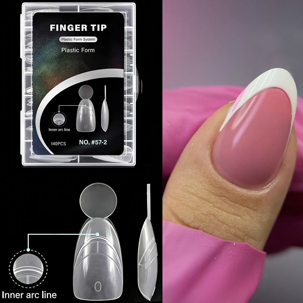 140 قطعة من قوالب الأظافر الفر - مراجعة Nail Extension Form وسعره