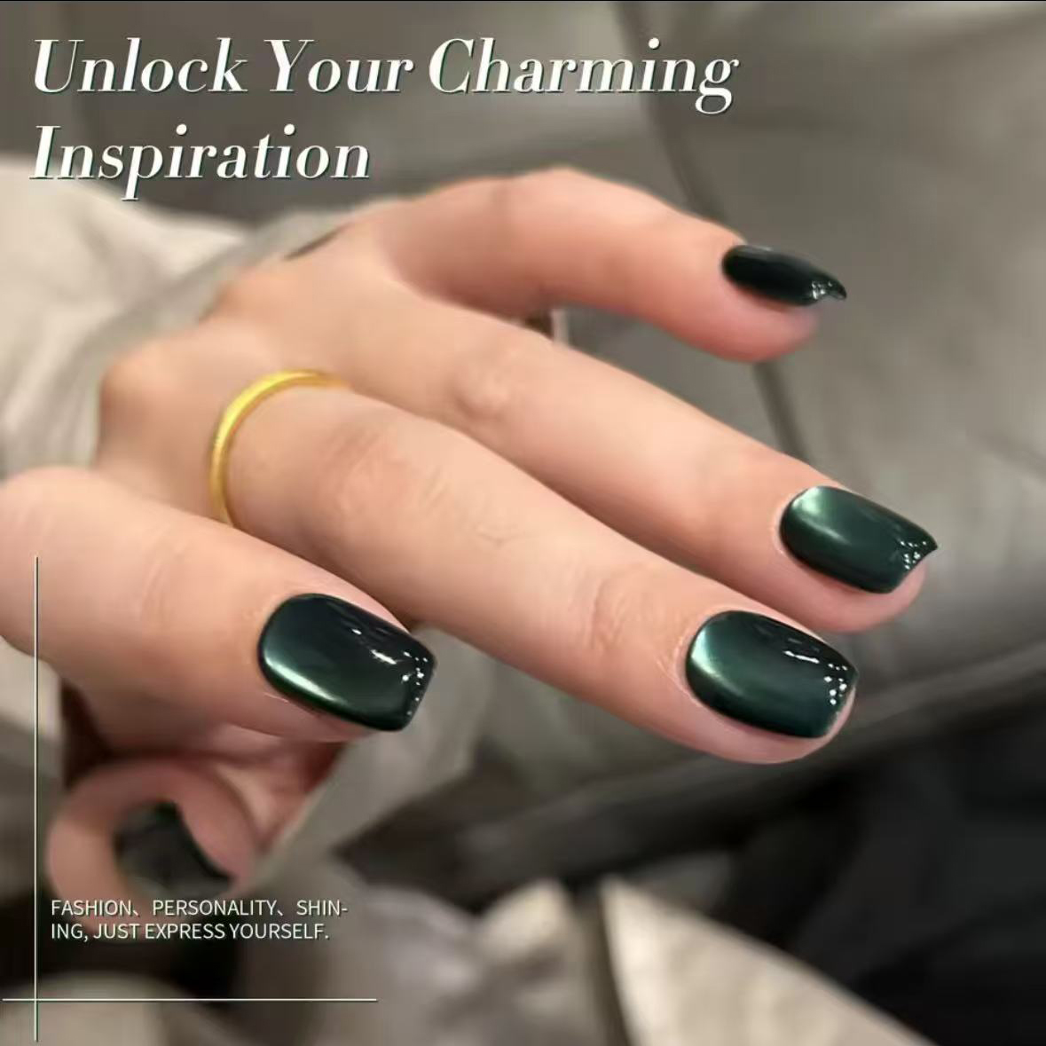 جل أظافر ميانيل الأخضر بتأثير  - مراجعة Nail Art Emerald Green وسعره